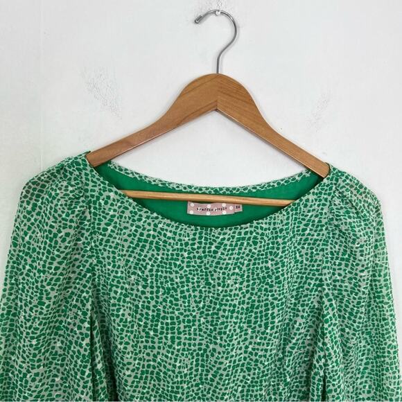 Traffic People Lily Green White Mini Dress Size XS - Picture 5 of 14